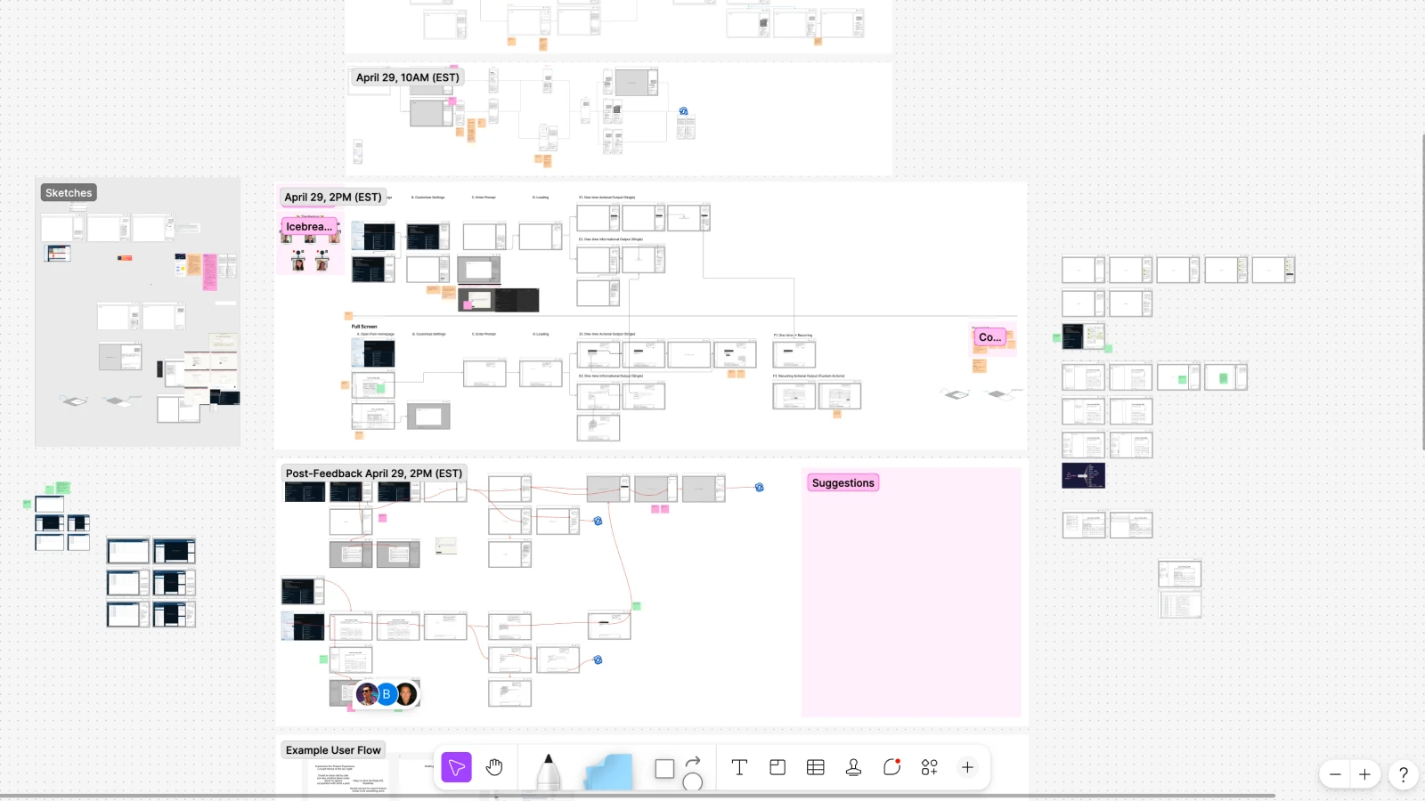Veoci chatbot flow mapping